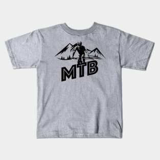 Mountain Biking Kids T-Shirt